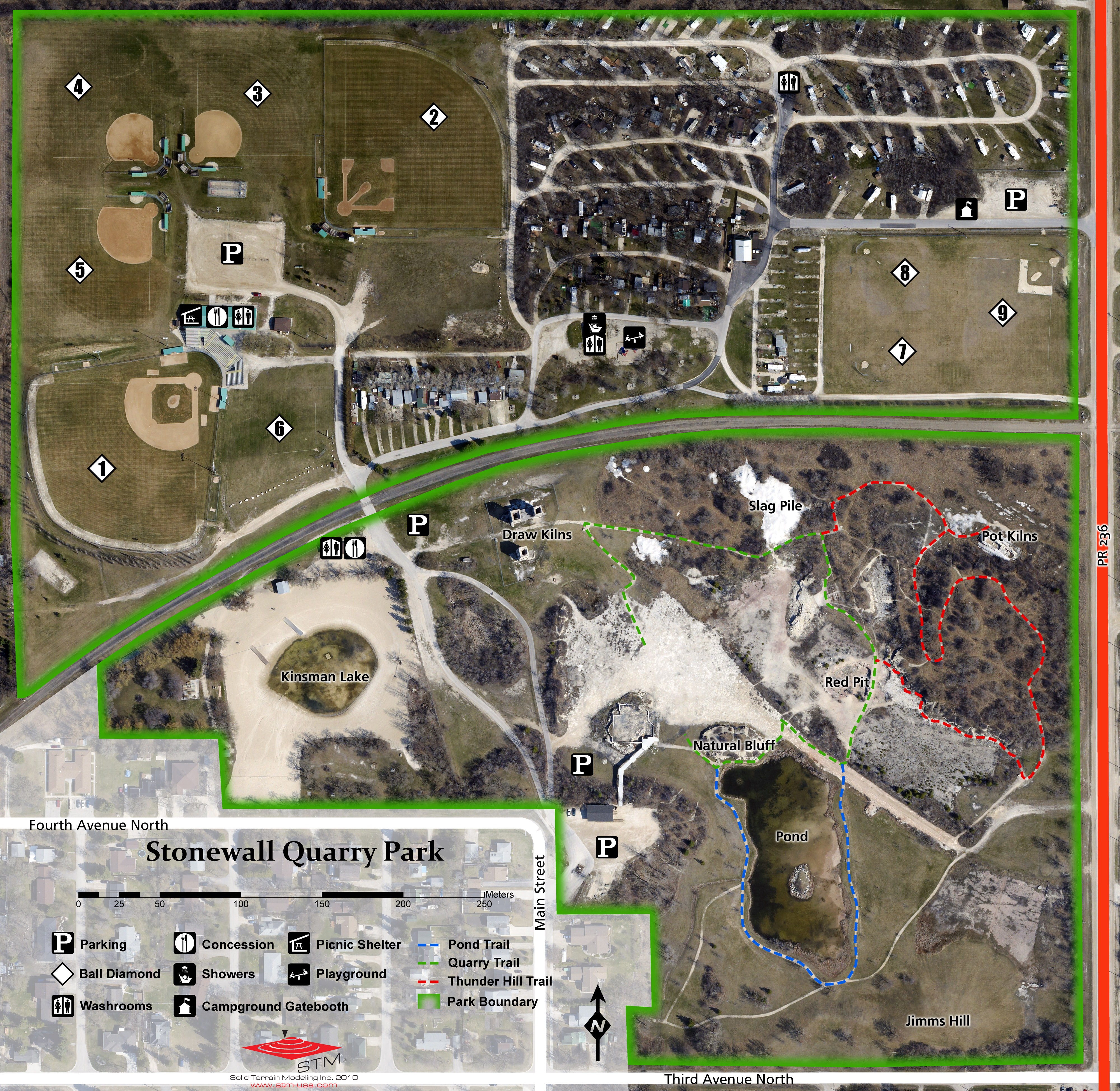 Stonewall Quarry Park - Diamond Map